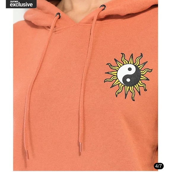 Empyre Fredia Achieve Balance Orange Hoodie - Picture 3 of 6